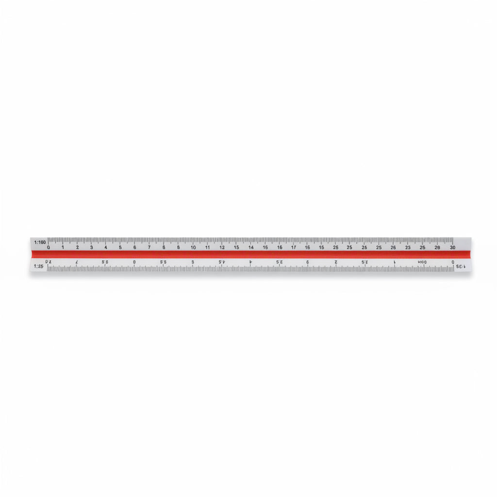 Plastic triangle Shape Ruler / مسطرة مثلثية بلاستيكية