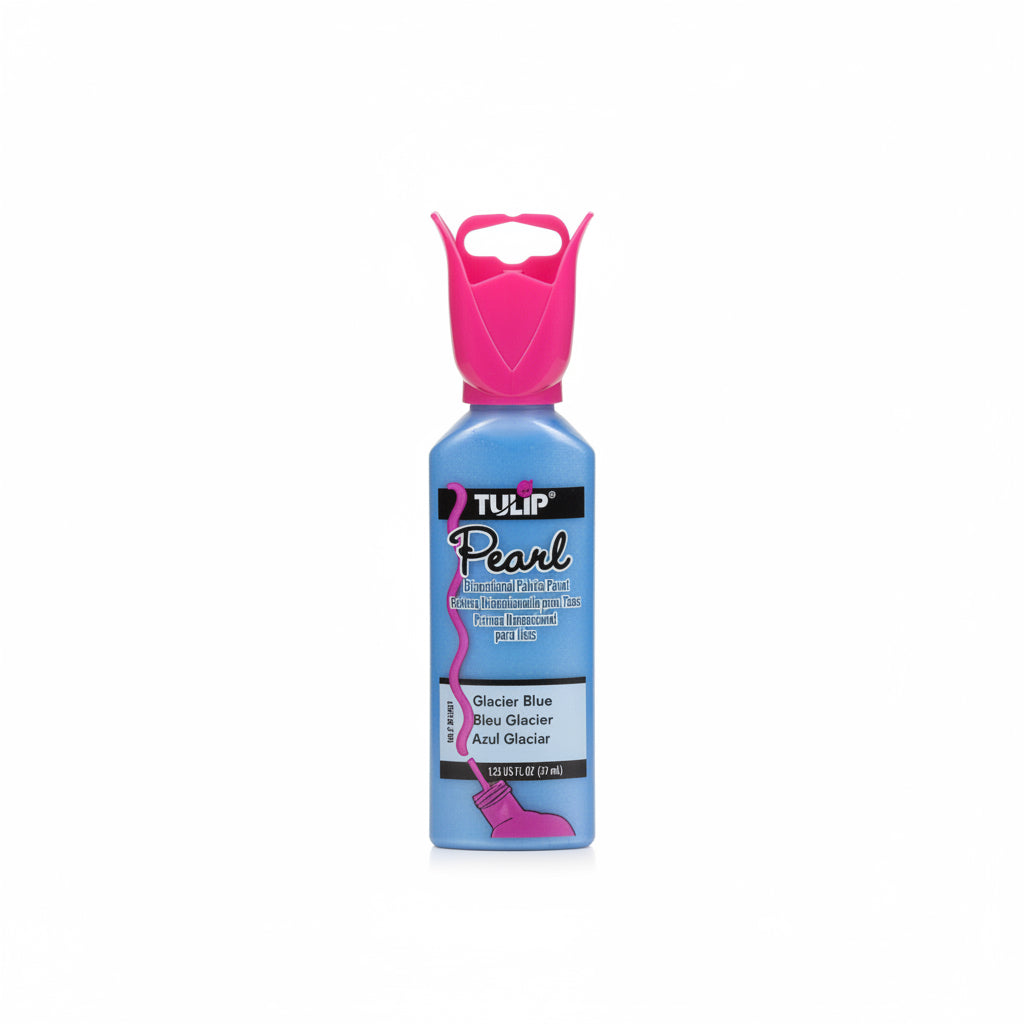 Tulip Pearl Fabric Paint Glacier Blue 37ml