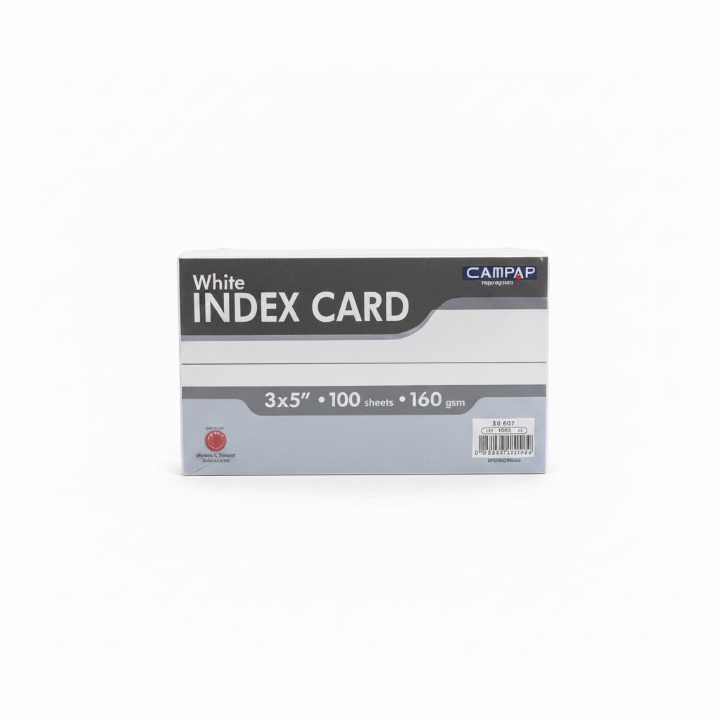 White Index card 3x5 / بطاقة فهرسة بيضاء