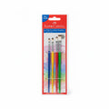 Faber castell 4 flat trip-grip Brushes / فابر-كاستل 4 فرش مسطحة ثلاثية المقبض