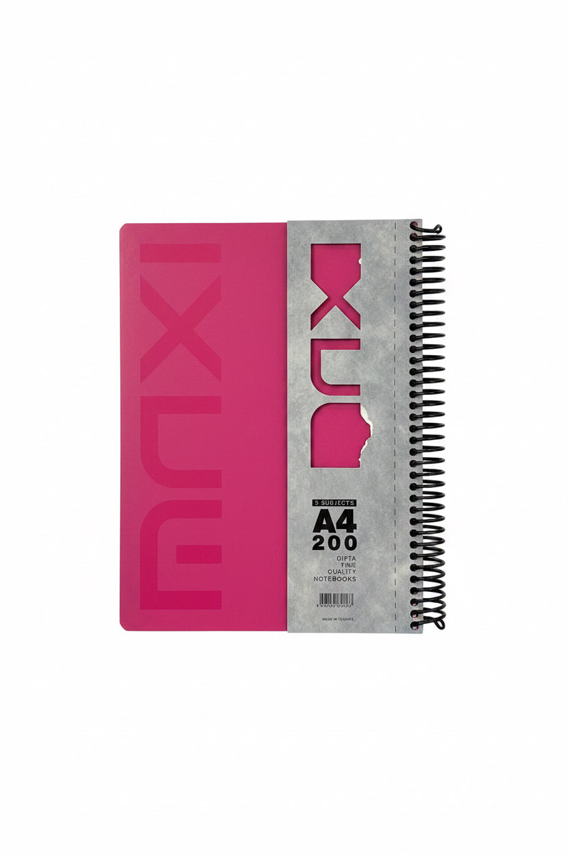 MAXI 5 Subjects A4 NoteBook / دفتر ماكسي 5 مواد ‏A4
