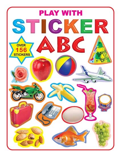 Play with sticker ABC / العب مع ملصقات الأبجدية