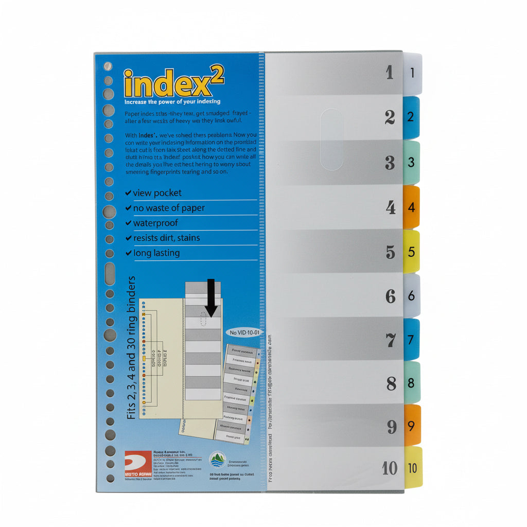 Paper Index Tab A4 / فاصل ورقي مقاس A4