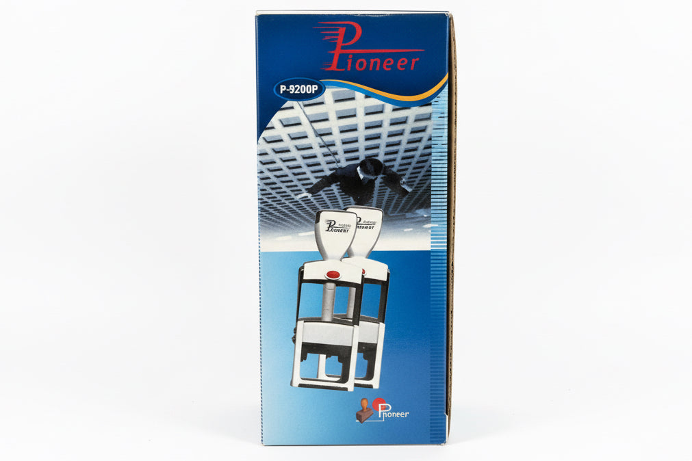 Pioneer P-9200 self inking Stamp / ختم بايونير P-9200 ذاتي الحبر