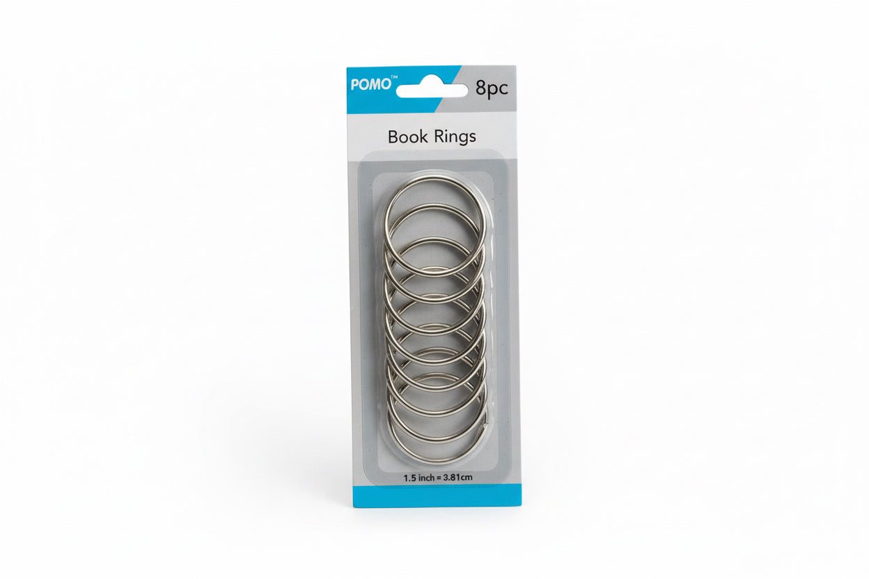 POMO Book Rings 8 pcs / حلقات كتب (عدد 8 قطع)