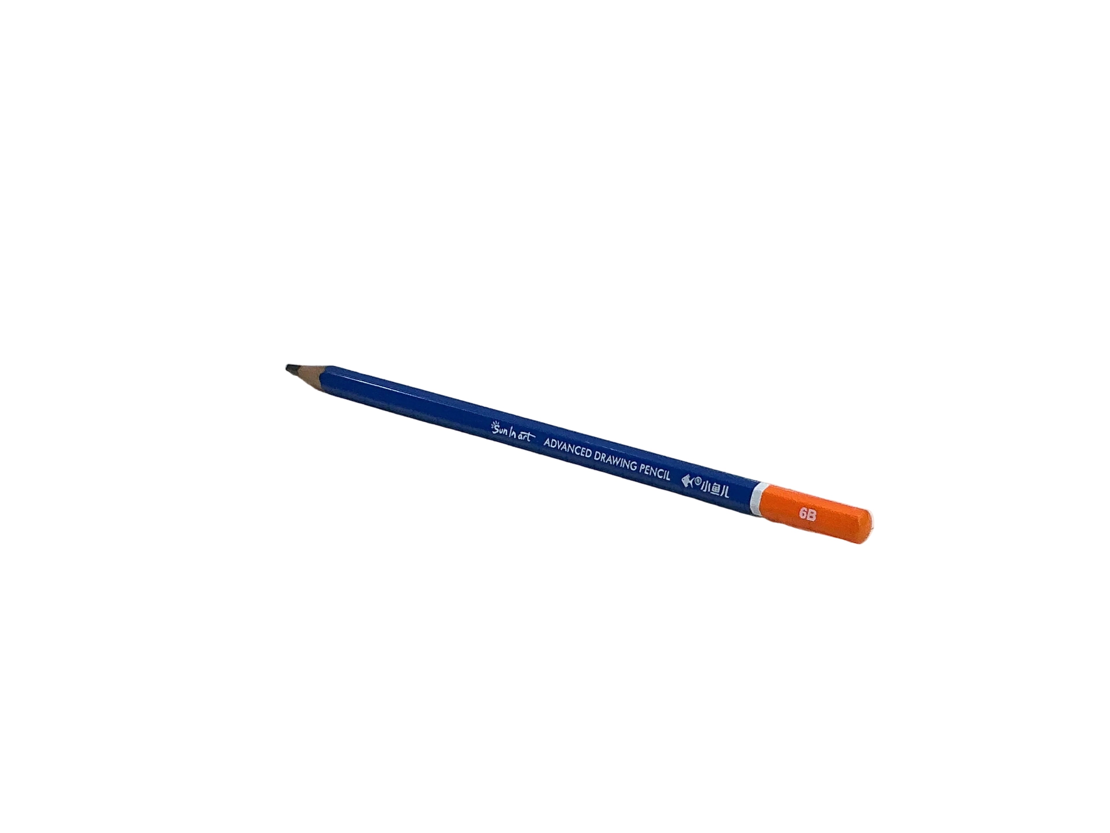Little Fish PROFESSIONAL DRAWING PENCILS 6B / ليتل فيش أقلام رسم احترافية 6B