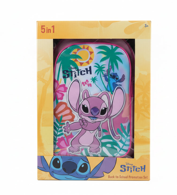 STITCH 5 IN 1 Trolley Set 16" / مجموعة عربة STITCH 5 في 1