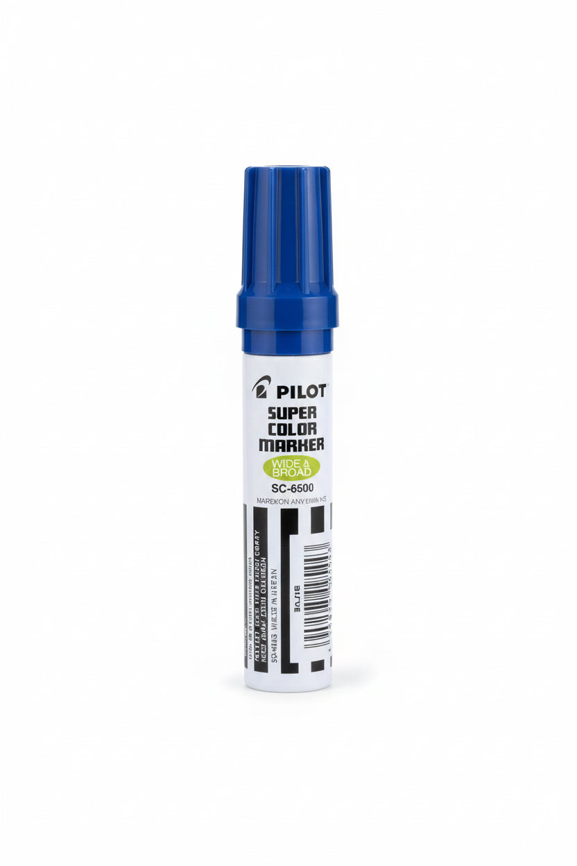 Pilot Super Color Marker Wide & Broad Blue  / بايلوت سوبر كولور ماركر عريض جدًا وعريض