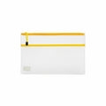 Transparent Zipper Pouch medium / حقيبة بسحّاب شفافة متوسطة