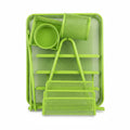 METAL MESH Office Set of 5 Pcs / طقم مكتب شبكة معدنية 5 قطع