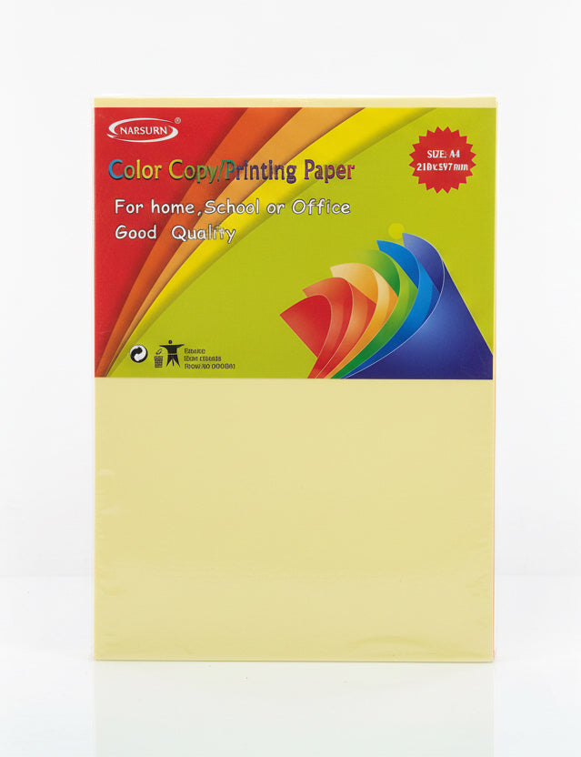 NARSURN Color paper A4 / ورق ملوّن نارسن A4