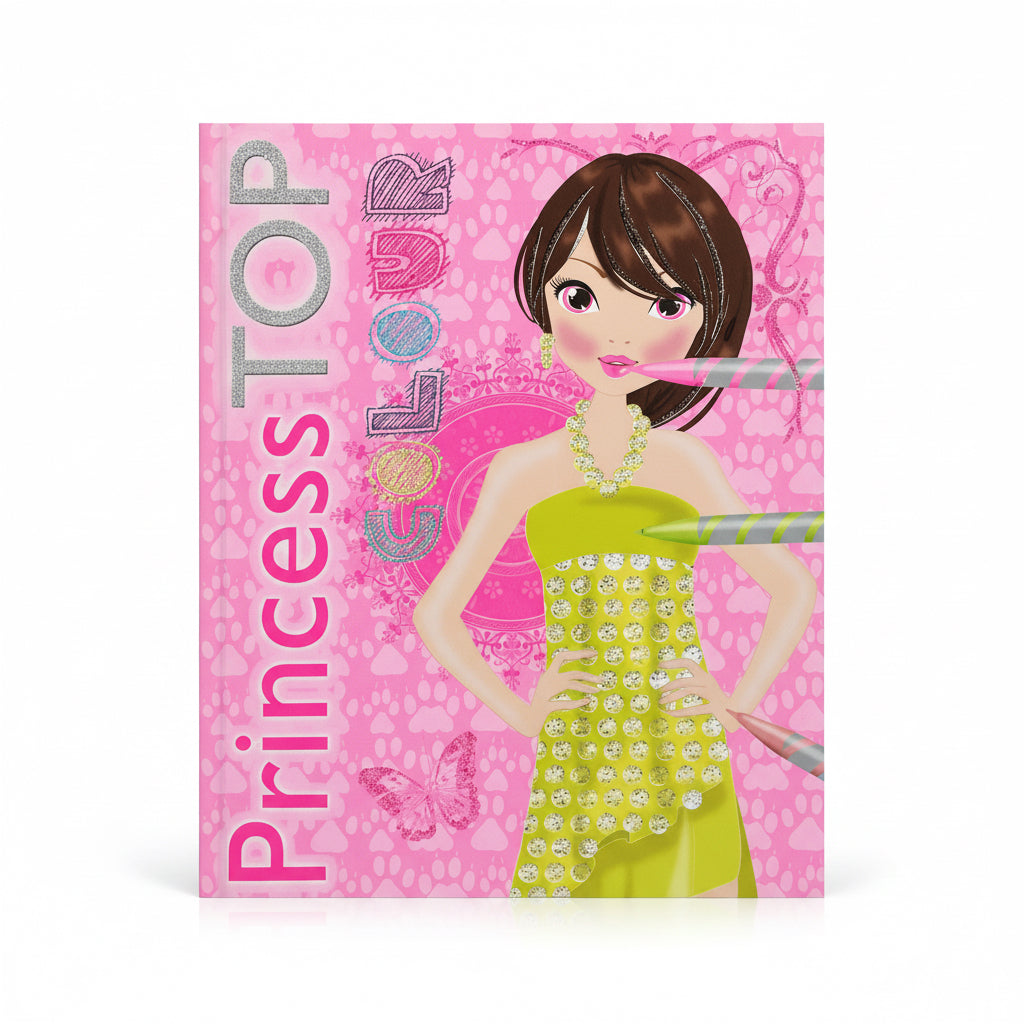 Princess Top Colour brunette / الأميرات: اللون البني