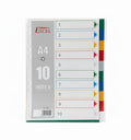 Excel 10 INDEX A4 / فواصل Excel عدد 10 مقاس A4