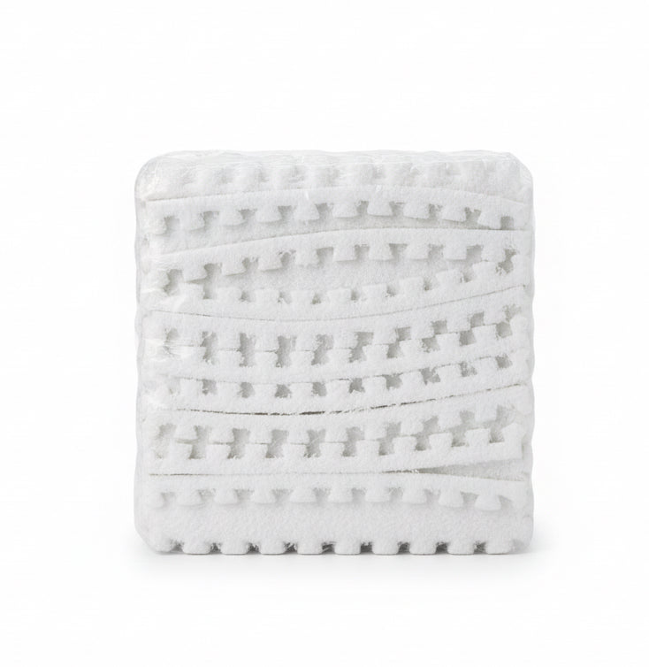 Plush blocks floor White / مكعبات أرضية ناعمة باللون الأبيض