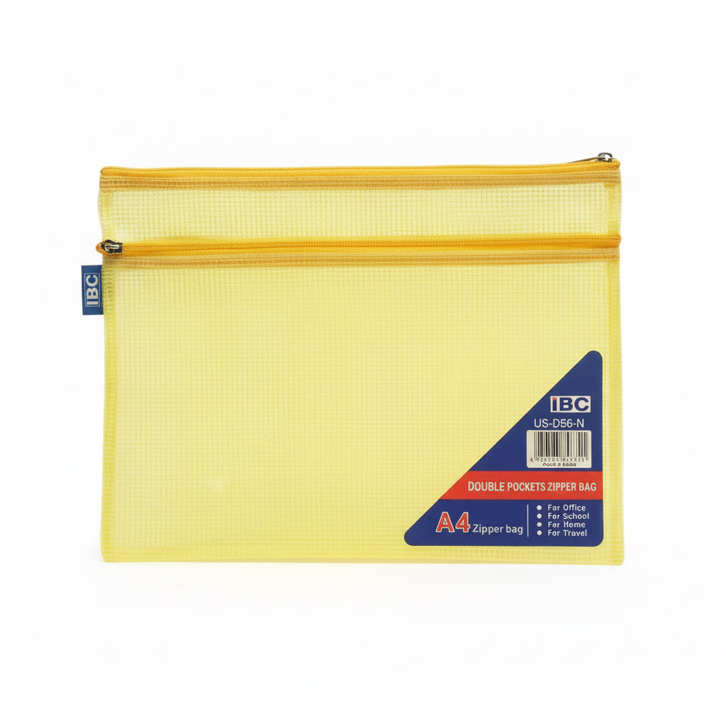 IBC Zipper Bag A4 / كيس بسحاب IBC مقاس A4