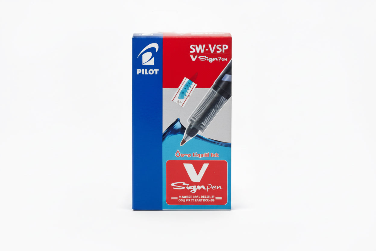 Pilot SW-VSP V sign Pen x12 Green / بايلوت SW-VSP قلم توقيع V ×12 أخضر