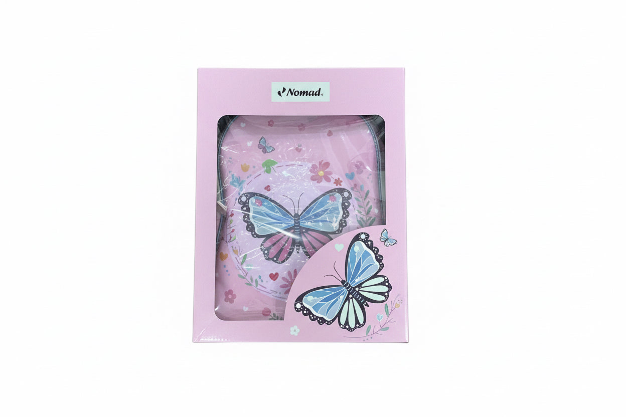 School Set 5In1 Pink Butterfly / طقم مدرسي 5 في 1 – فراشة وردية