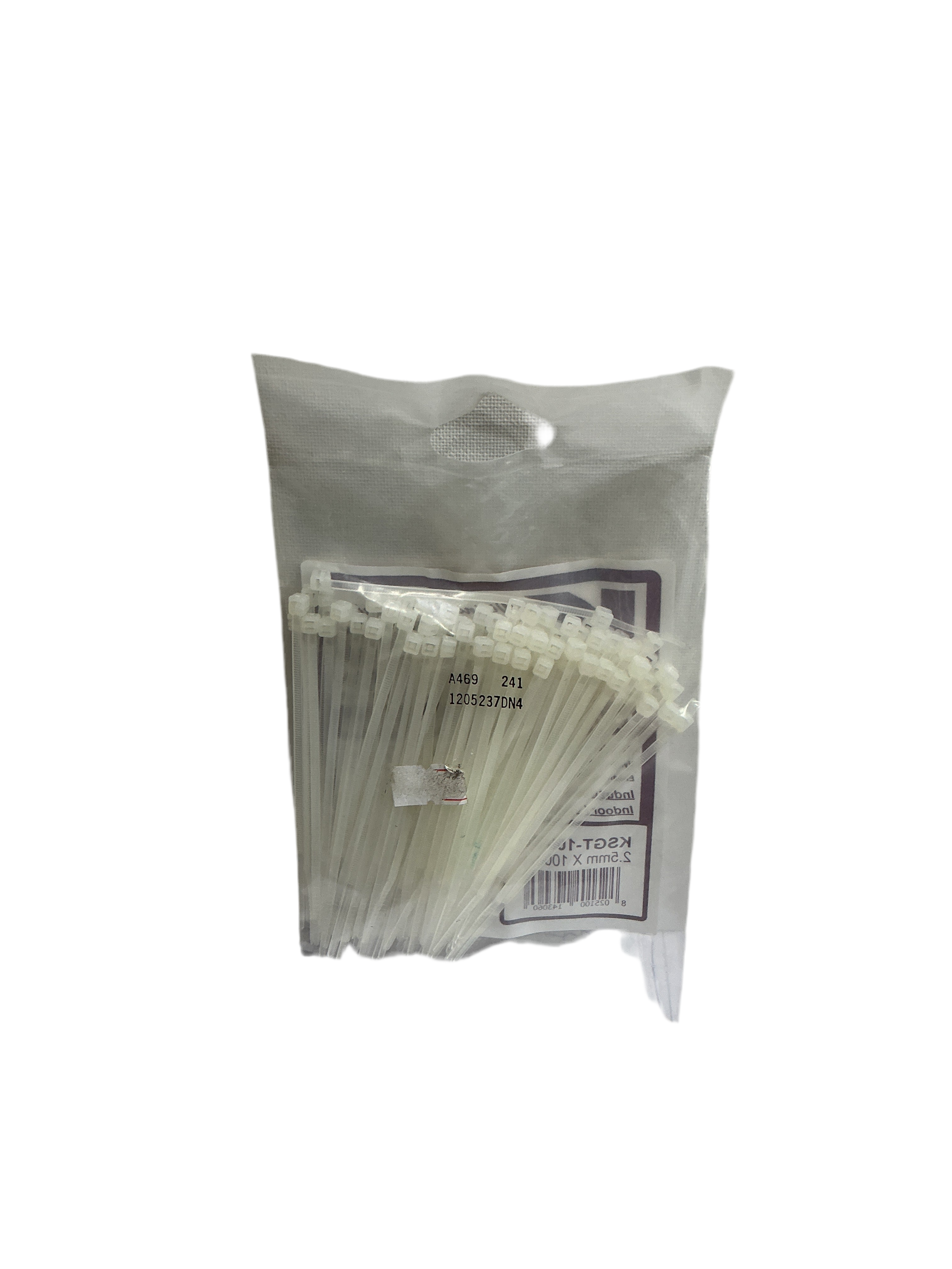 Nylon 66 Cable ties 2.5mm x 100mm / ربطات كابلات نايلون 66 مقاس 2.5×100 مم