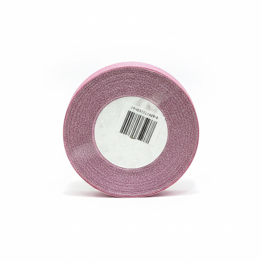 Ribbon 2.5cm Pink Glitter / شريط