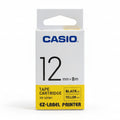 CASIO 12mmx8m TAPE CARTRIDGE Yellow / خرطوشة شريط كاسيو 12مم×8م أصفر