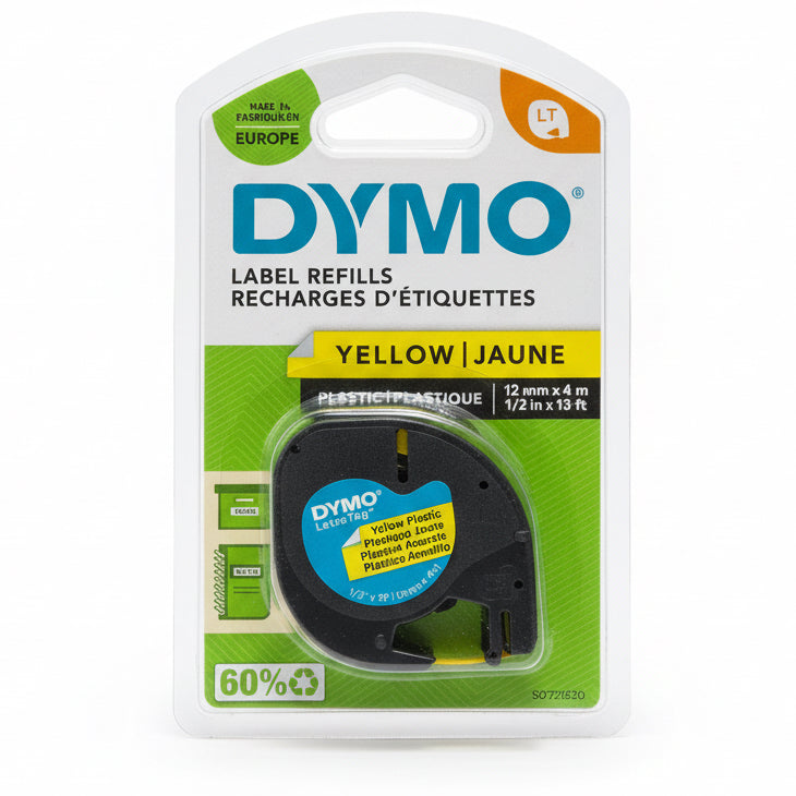 DYMO Labels Refills Recharges, Yellow / عبوة شرائط ديامو احتياطية، أصفر