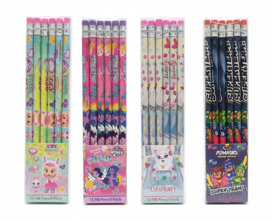 12 HB Pencil Pack / مجموعة أقلام HB 12 قطعة