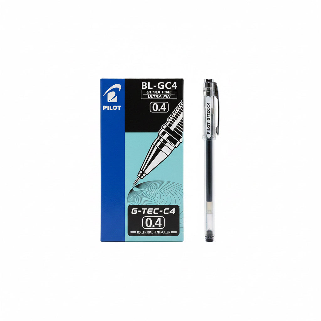 Pilot BL-GC4 Black 0.4, 12 Pcs / بايلوت BL-GC4 أسود 0.4، 12 قطعة