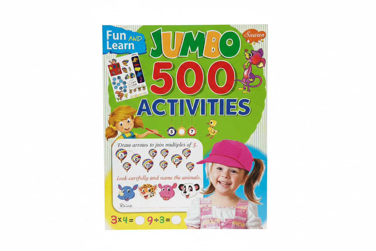 Jumbo 500 Activities / 500 نشاطًا ضخمًا