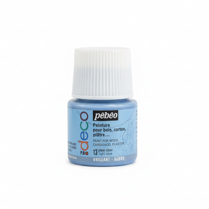 pebeo deco peinture 13 Light Blue / بيبو ديكو طلاء أزرق فاتح 13