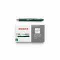 ZEBRA Clip-On Multi Multifunctional Pen – Pack of 12 – Dark Forest Green Barrel / قلم متعدد الوظائف من Zebra Clip-on multi عدد 12 – أخضر غامق