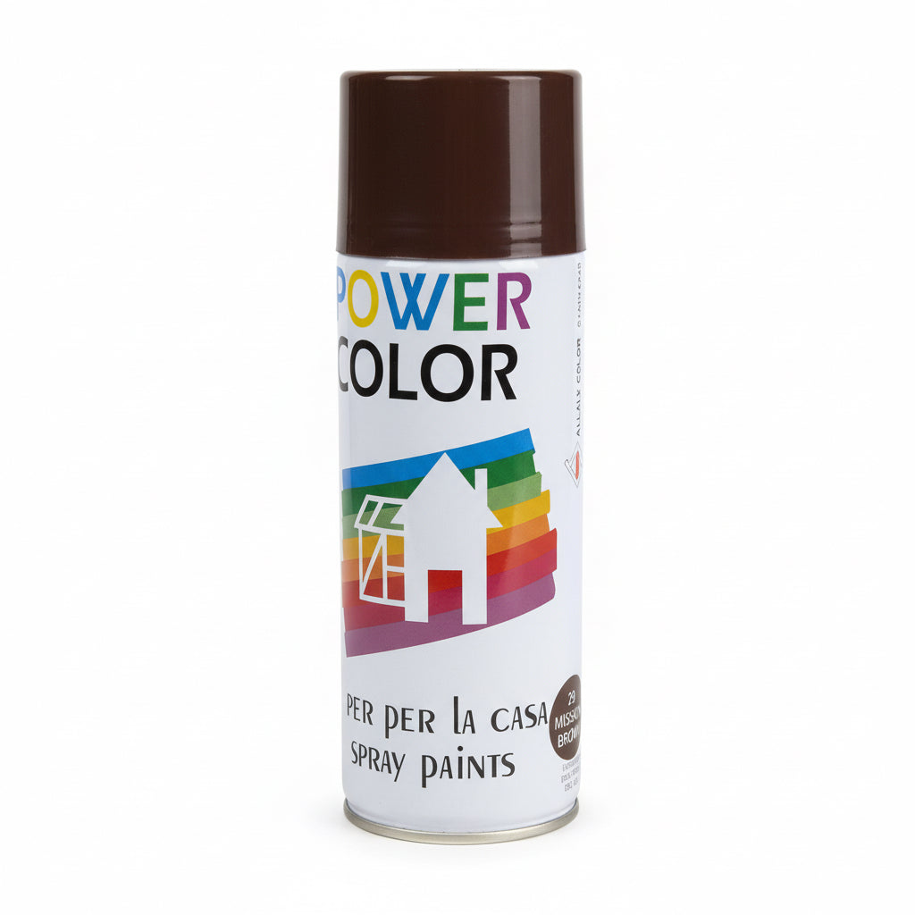 POWER COLOR Spray Paint Mission Brown / بخاخ طلاء POWER COLOR بني Mission