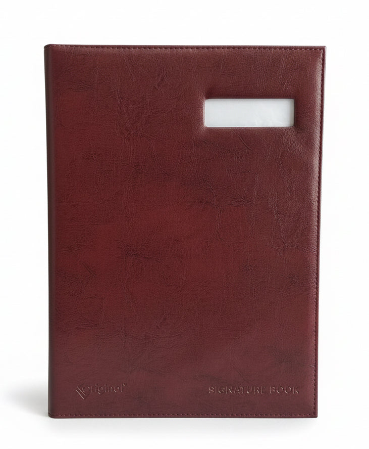 Original SIGNATURE BOOK / دفتر توقيعات أصلي