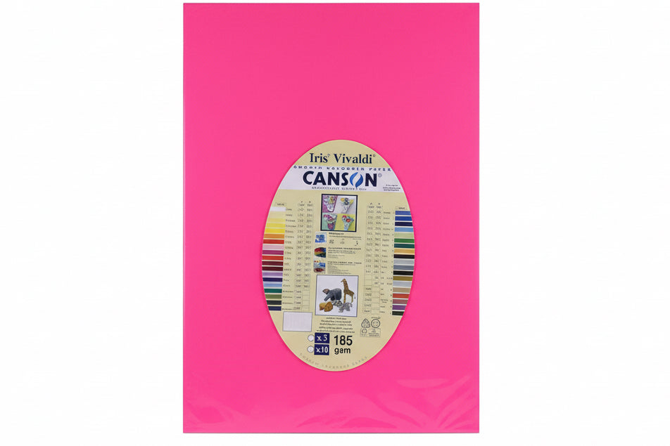 Vivaldi Canson paper 185 gsm 5x / ورق كانسون فيفالدي 185 جم/م² ×5