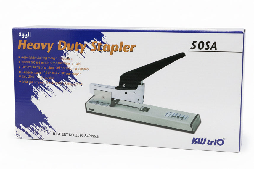 KW-triO Heavy duty stapler  50SA / دبّاسة كي دبليو-تري أو شديدة التحمل