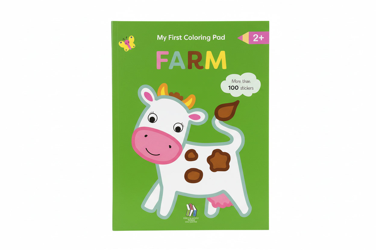My first coloring pad FARM / دفتر التلوين الأول: المزرعة