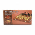 Wood chess Set 19.5INCH/49.5CM / طقم شطرنج خشبي 19.5 إنش / 49.5 سم