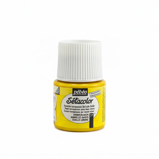 pebeo Setacolor transparent AMARILLO LIMON / بيبيو سيتاكولور شفاف – أصفر ليموني