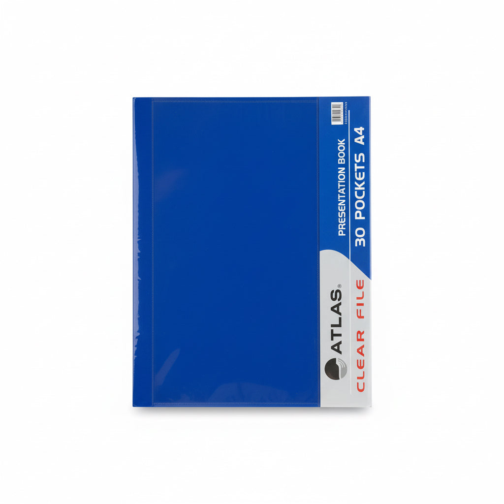 ATLAS A4 Presentation Book 30 Pockets / ملف عرض أطلس A4 (30 جيب)