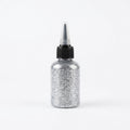 Silver Glitter Powder Bottle / زجاجة بودرة جليتر فضية