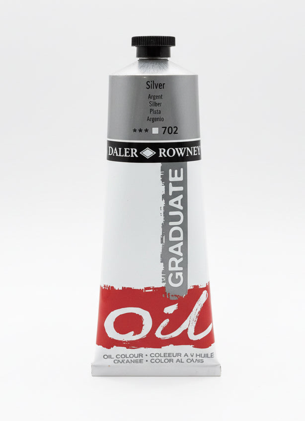 Daler-Rowney Graduate Oil Silver / لون زيتي دالر-روني Graduate فضي