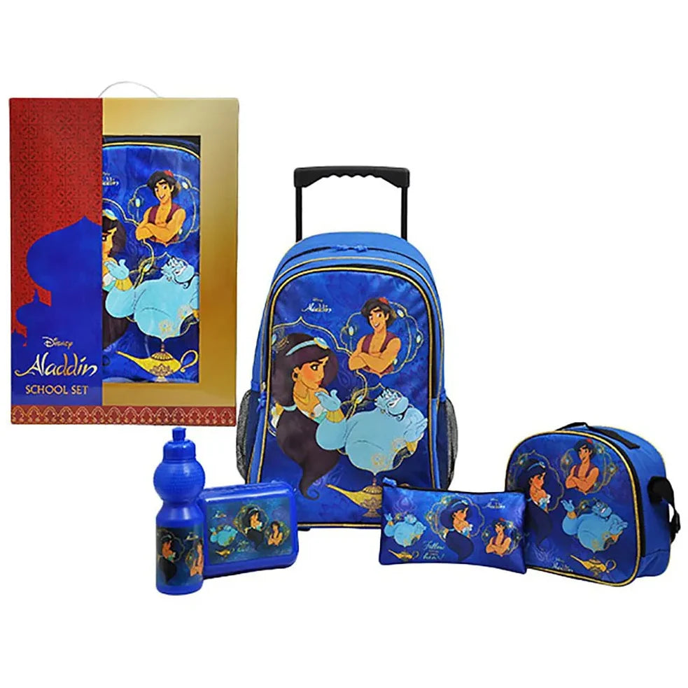 Aladdin School SET 18" trolley / مجموعة مدرسية Aladdin بعربة مقاس 18 بوصة