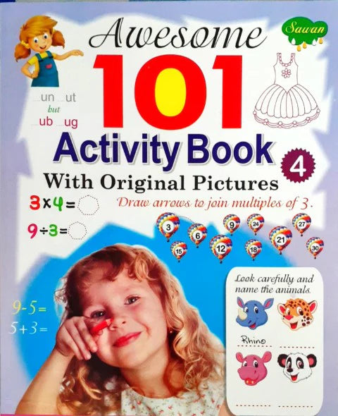 101 Activity Book with original Pictures 4 / كتاب نشاط 101 مع صور أصلية الجزء 4