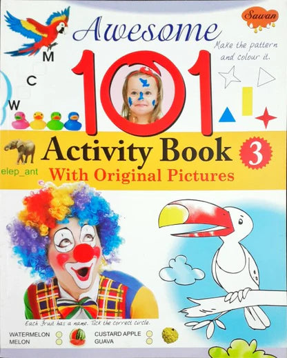 101 Activity Book with original Pictures 3 / كتاب نشاط 101 مع صور أصلية الجزء 3