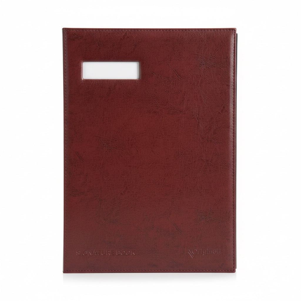 Original SIGNATURE BOOK / دفتر توقيعات أصلي