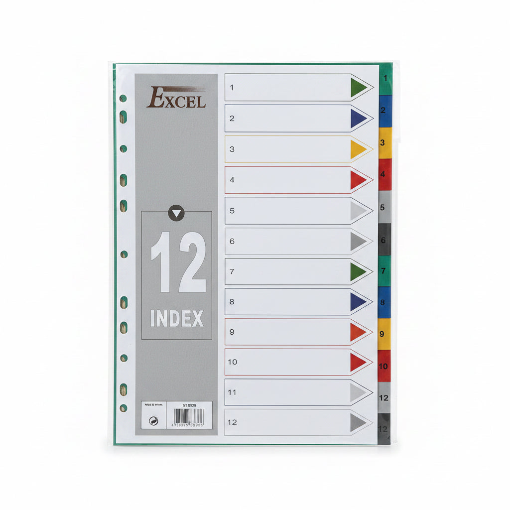 Excel A4 12 Index / فهرس إكسل 12