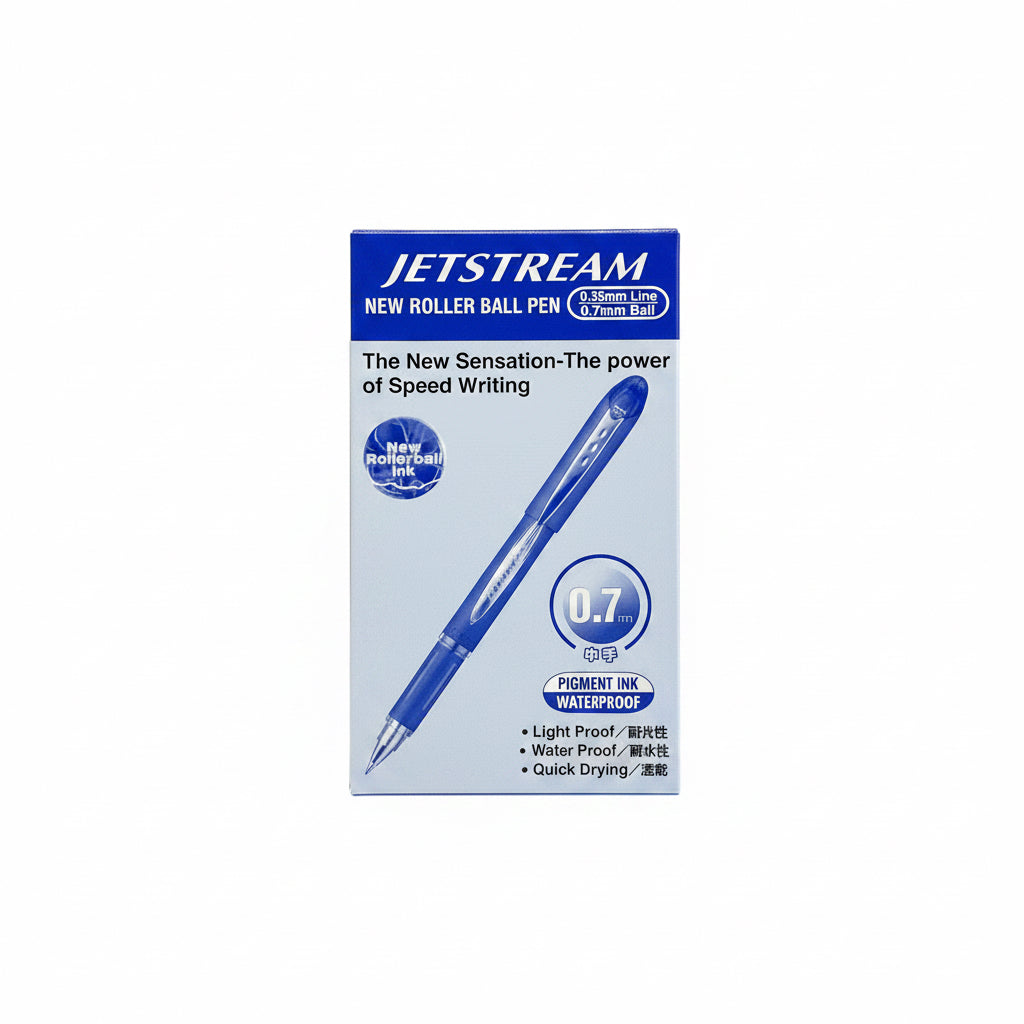 uni-ball JETSTREAM 0.7mm BROAD Blue / يوني بول جيت ستريم 0.7 مم عريض أزرق
