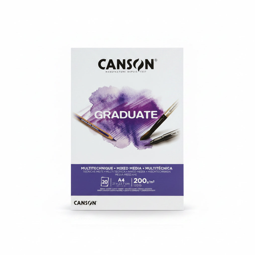 Canson GRADUATE 200 gm² 20sheets/ كانسون غرادويت 200 جم/م²