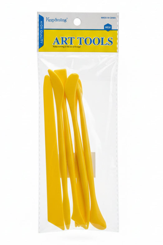 مجموعة أدوات تشكيل الطين البلاستيكية / A set of plastic clay modeling tools