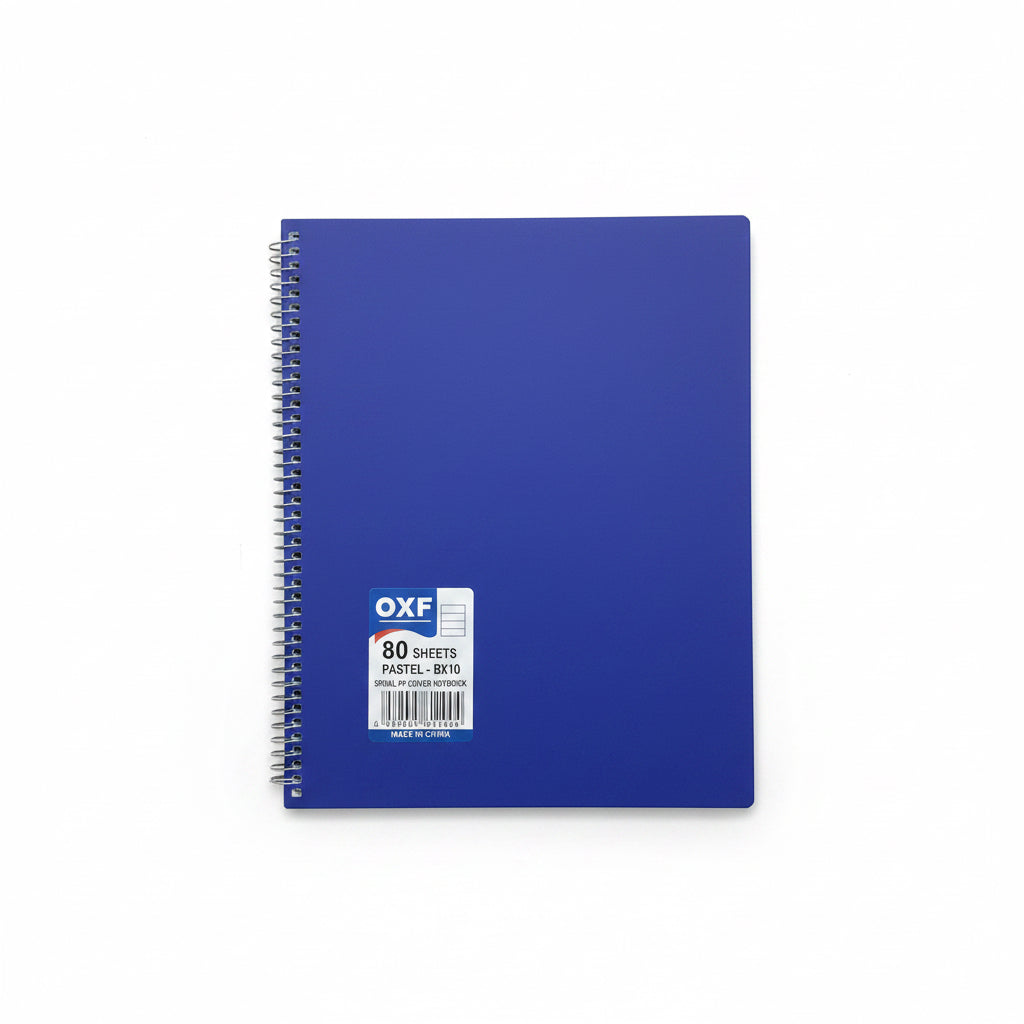 Oxford Spiral cover Notebook 80 Sheets / دفتر أوكسفورد بغلاف حلزوني 80 ورقة