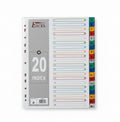 File Safe 20 color Index / ملف آمن بفواصل فهرسة ملونة – 20 لونًا